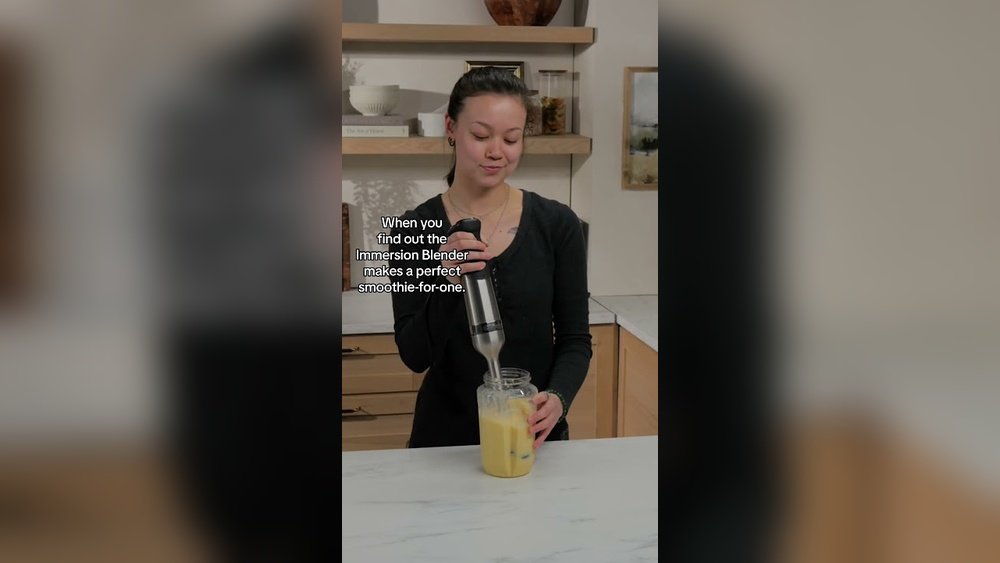 How To Make A Milkshake With An Immersion Blender
