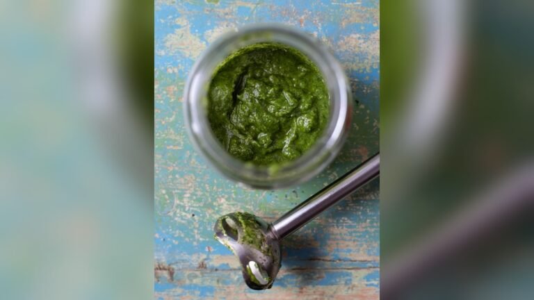 How To Make Pesto With Immersion Blender
