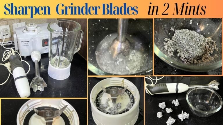 How To Sharpen Immersion Blender Blades