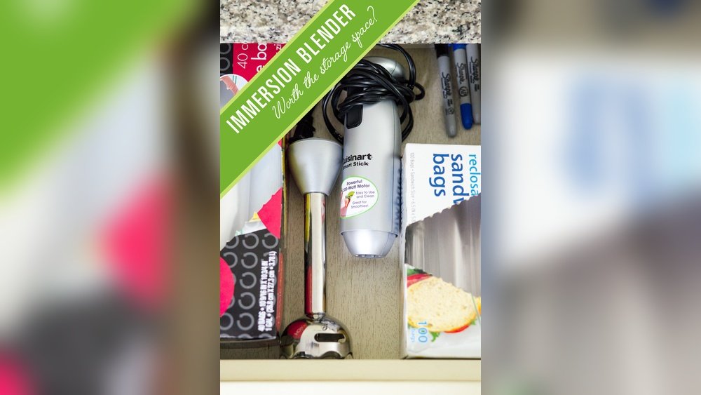 How To Store Immersion Blender