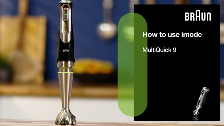 How To Use Braun Immersion Blender