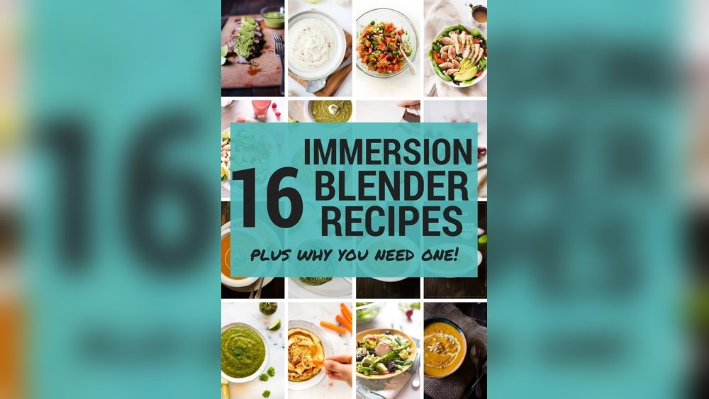 What To Make With Immersion Blender