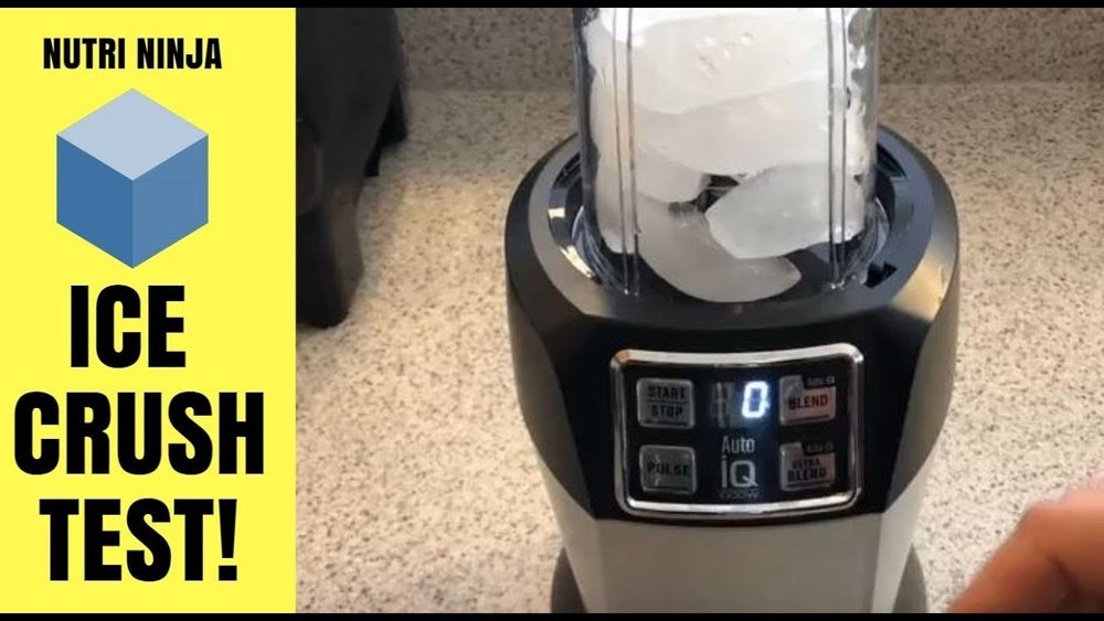How To Crush Ice In A Ninja Blender