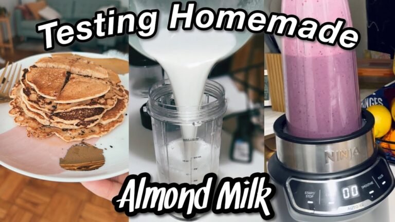 How To Make Almond Milk In Ninja Blender