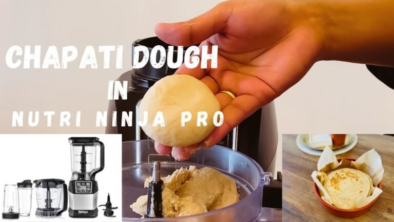 How To Make Dough In Ninja Blender