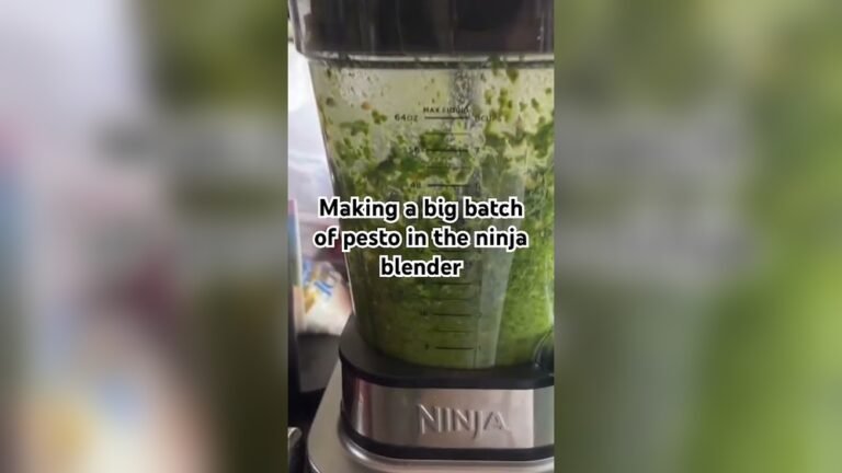 How To Make Pesto In A Ninja Blender