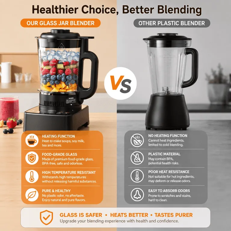 A compact bullet blender sits on a counter for quick and easy blending tasks.