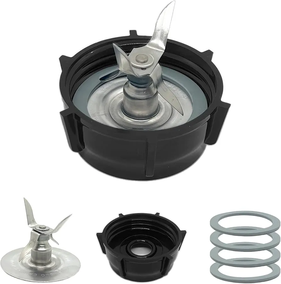 Hands removing an Oster blender gasket from the blade base