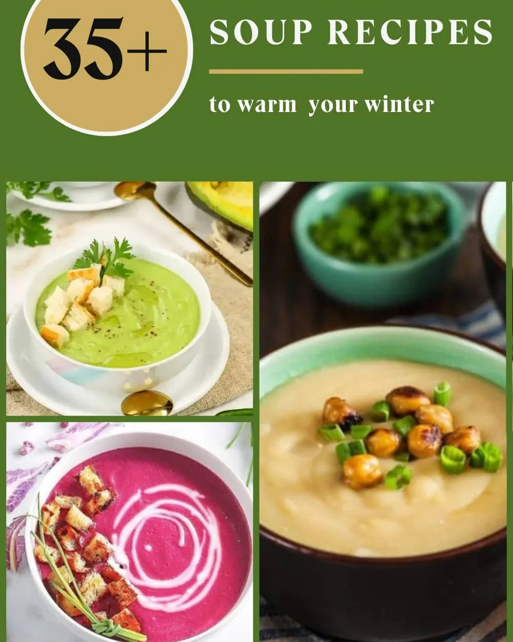 Hearty chunky soup simmering in a large pot on a kitchen stovetop.