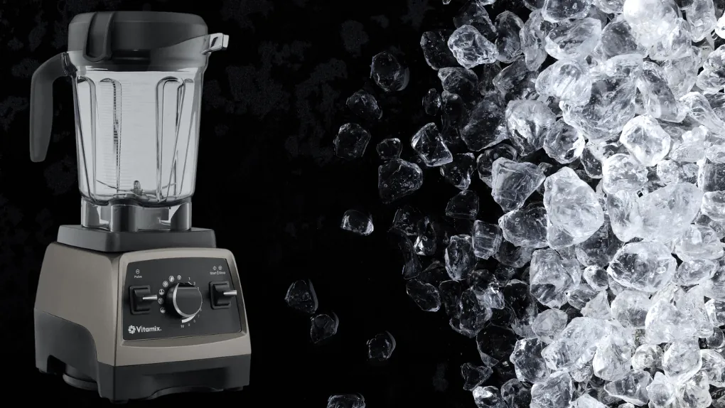 Home cook preparing smoothies and frozen drinks with a Vitamix blender