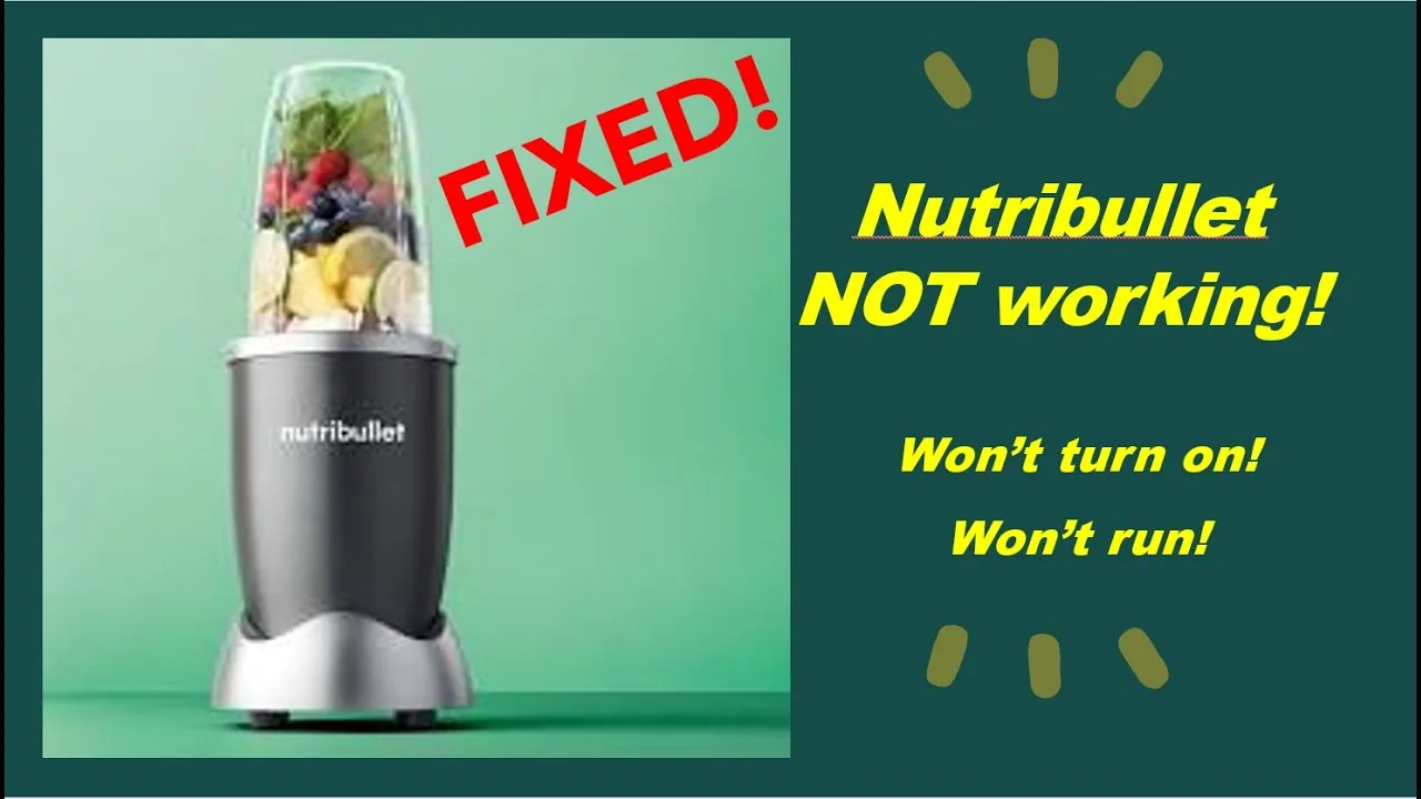 Nutribullet base, cup tabs, rubber gasket and drive gear on counter