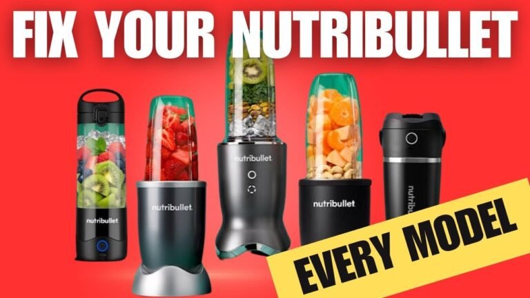 Personal blender with cup and base on a kitchen counter
