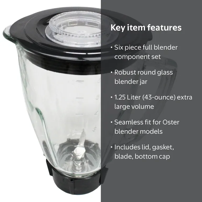 Sealed plastic and cracked Oster blender blade bases side by side